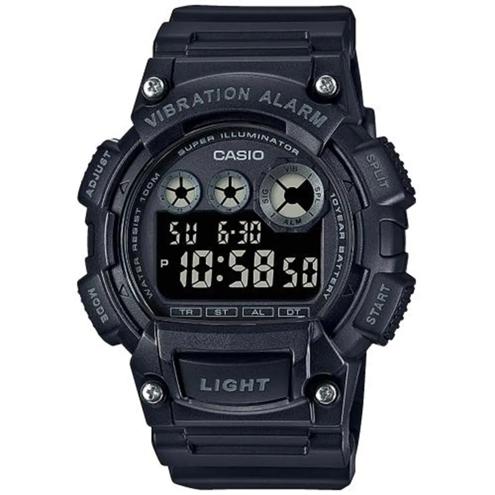 Orologio Uomo Casio Super Illuminazione Nero